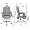 Executive Office Chair Swivel Recliner Computer Desk Gaming Chair with Footrest