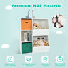 Kids Toy Storage Cabinet Modern Toys and Books Storage Organizer with 2 Baskets