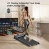 Walking Pad Treadmill Electric Foldable Underdesk Smart Running Machine +Holder