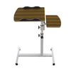Over Bed Desk Hospital Medical Table On Wheels PC Laptop Mobility Aid Table