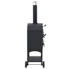 Charcoal Fired Outdoor Pizza Oven with Fireclay Stone Garden Cooker