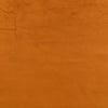 Orange Velvet Sofa 3 Seater Foam Filled with Saddle Arms Dark Wood Gold Legs