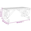 Garden Coffee Table Outdoor Table Patio Dining Table Solid Wood Fir