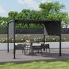 Adjustable Pergola Gazebo Garden Sun Shade Canopy Cover Shelter Steel Frame 3*3m