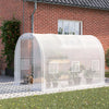 Walk-in Tunnel Greenhouse Gardening Planting Shed Door Window Vents Polytunnel