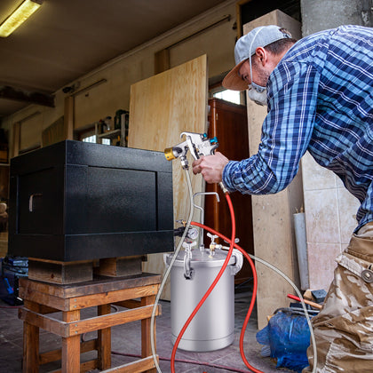 15L Paint Tank Pressure Paint Pot Adjusting Spray Range Spray Gun Outfit Kit