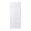 Large Wardrobe Rack Modular Storage Cabinet Shelf Unit 10 Doors DIY Cube Cabinet