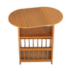 Small Side Table Magazine Rack Shelf Wooden Coffee/Lamp/End Storage Stand Table