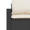 Garden Sofa with Cushions 3-Seater Sofa Outdoor Sofa Couch Poly Rattan