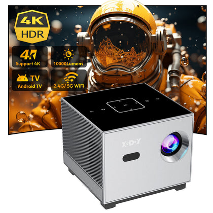 4K XGODY Projector HD WiFi 10000 Lumen HDMI Bluetooth Office Home Theater Cinema