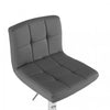 Neo 2x Chrome & Height Adjust Swivel Faux Leather Kitchen Breakfast Bar Stool