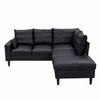 L-Shaped Corner Sofa, Sectional Couch with Built-in USB Port Chaise