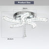K5 Crystal LED Lamp Ceiling Light Chandelier Living Room Bedroom Pendant Light