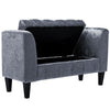 Chesterfield Storage Bench Footstool Bed End Window Seat Hallway Shoe Stool