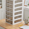 Plastic Storage Drawers Cabinet Chest Makeup Cosmetic Organiser Floor Standing