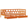 Daybed with Drawers Wax Brown 80x200 Solid Wood Pine Y4S9