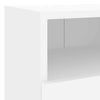 ShCuShan Wall Mounted TV Console, Television Stand for Living Room, F1T7