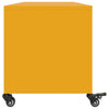 TV Cabinet Stand Unit - Mustard Yellow Cold-rolled Steel Media Console B8F6