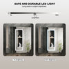 3 Doors Mirrored Bathroom Cabinets Wall Mounted LED Mirror Cabinet 800 x 800mm