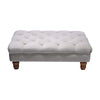 Chesterfield Coffee Table Sest Footstool Velvet Upholstered Stool Square/Oval UK