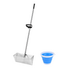 Beach Sand Rake, Beach Foldable Tooth Stainless Steel Sand Sifter +Foldable Pail