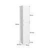 190cm Modern High Gloss Tall Bathroom Cabinet Storage Cupboard Furniture Home UK