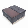 Extra Lift Up Square Storage Ottoman,Upholstered Coffee Table Storage Ottoman