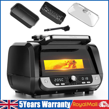 9L Air Fryer Oven With Rotisserie Large XXL Digital Knob 1700W 12 in 1 Khfyjxpan