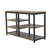 3-Tier Shoe Rack Industrial Shoe Organizer Flat Mesh Shelves Storage Freestand