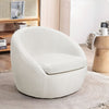 Teddy Fabric Swivel Chair Lounge Armchair Rotating Sofa Single Accent Tub Seat