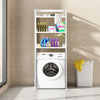 3-Tier Washing Machine Shelves Bathroom Over Toilet Storage Rack Organizer White