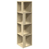 WALPLUS Corner Cabinet Sonoma Oak 33x33x132 cm Engineered Wood Storage Unit