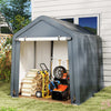 240 x 195 cm Outdoor Storage Shelter Garage Storage House-Gray