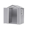 Garden Shed Plastic Apex Roof Outdoor Storage Tool House Shed Shelter 6ftx4ft