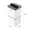 12L Air Dryer Dehumidifier Air Purifier Mute Moisture Absorber 12h Timer W/ WiFi