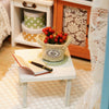 DIY Miniature Dollhouse Kit Realistic Mini 3D Wooden House Room Craft For Gift