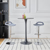 Set of 2/4/6 Plastic Bar Stools for Breakfast Kitchen Barstool Chair