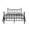 Strong Metal Bed Frame 4ft 4ft6 Double Size Solid Bedstead Base +MATTRESS