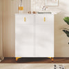 Shoe Storage Cabinet Footwear Rack Stand with Drawers & Adjustable Shelves White