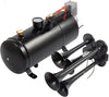 Air Horn Truck Train Horns Kit 12 Volt with 6L RV Compressor 4 Trumpet 150PSI