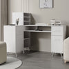 Professional Nail Beauty Station Manicure Desk w/ Dust Collector & Ample Storage