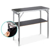 Folding Portable Catering Camping Trestle Table Picnic BBQ Party Garden Desk