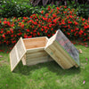 2/3/4Tier Langstroth Honey Beehive Box Beekeeping,Honeycomb Foundation Frame Set