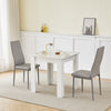 Modern 110/75cm Wooden Dining Table for Dining Room Kitchen for 2-6 People