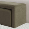 Dusk Hoxton Olive Velvet Nesting Bench RRP £699