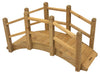Woodside Wooden Decorative Garden Bridge Ornament for Ponds/Streams/Borders 1.2m