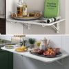Folding Wall Mounted Laptop PC Computer Desk Dining Table Kitchen Storage Shelf