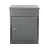 Lockable Metal Parcel Delivery Secure Dropbox Outdoor Storage Letter Post Box UK