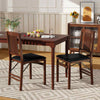 Folding Dining Chairs Set of 2 Foldable Upholstered Kitchen Chairs