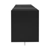 TV Stand 170 cm Black TV Unit Cabinet with Door Drawer Storage High Gloss Front